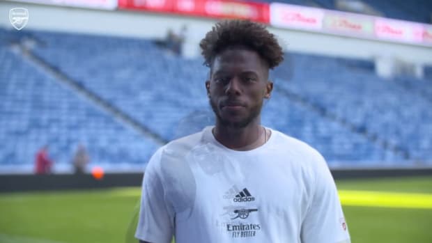 Nuno Tavares on First Arsenal goal and his link up with Aubameyang and Lacazette